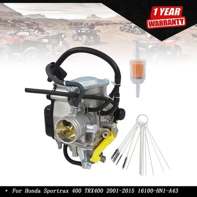 Carburetor For Honda Sportrax 400 TRX400 2001-2015 16100-HN1-A43 - Image 1 of 4