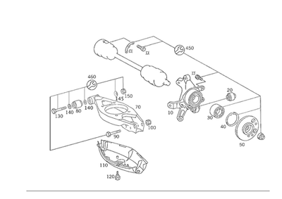 Brida original Mercedes-Benz 203-357-01-08 Foto 1 de 2