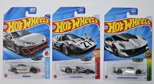 Hot Wheels Zamac Combo 1:64 - Subaru BRZ, Lamborghini y Ford GT40 - Imagen 1 de 11