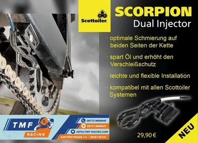 Scottoiler Scorpion Dual Injector - gleichmäßige Schmierung beider Seiten - Bild 1 von 4