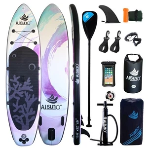 Inflatable Paddle Board for Adult, Paddle Board for All Skill Levels, Wide SU... - Picture 1 of 7
