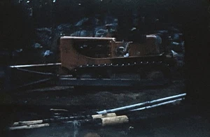 35mm Slide Vintage Image California Highway Construction Equipment Tractor - Picture 1 of 3
