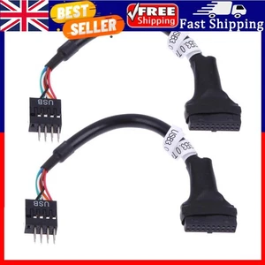 Cable de placa base USB3.0 hembra a 9 pines USB2.0 macho. - Imagen 1 de 5
