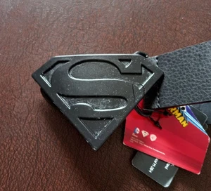 Cinturón SUPERMAN XS 24-26 Negro Madera de Cedro Estado Hebilla Grande - Imagen 1 de 9