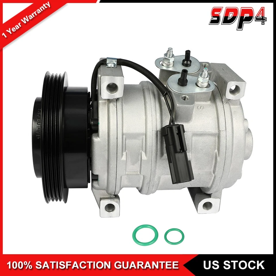 AC A/C Compressor Fits Chrysler PT Cruiser 2002-2008  Dodge Neon 2.4L 2003-2005 - Image 1 of 1