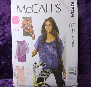 McCall's M6704 Suave Romántico Verano Tejido Top o Vestido Patrón Costura Talla lrg-Xxlg - Imagen 1 de 2