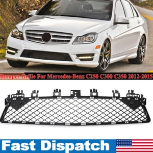 For Mercedes-Benz W204 C250 C300 C350 2012-2015 Front Bumper Lower Grille Grill - Picture 1 of 13