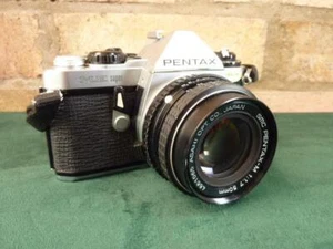 una bonita cámara SLR Pentax ME Super 35MM 1:1.7 50mm lente #1 vintage - Imagen 1 de 1