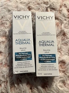 Vichy Aqualia Thermal Eye Balm Fragrance-Free 15 ml (2 pack) exp: 2024+ - Picture 1 of 2
