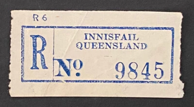 Etiqueta de registro Innisfail (Queensland) No. 9845 Foto 1 de 2