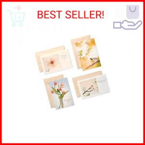 American Greetings Sympathy Cards Assortment with Envelopes, Floral (12-Count) - Picture 1 of 2