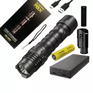 NITECORE P10ix Rechargeable Flashlight 4000 Lumen w/ NB20000 Powerbank & Battery - Picture 1 of 12