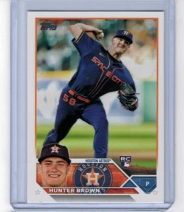 2023 Topps Series 1 Hunter Brown Rookie RC #111 - Picture 1 of 1