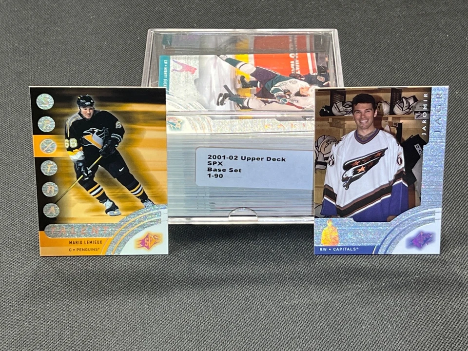 2001-02 SPx Hockey Complete Base Set (1-90) w/o SP's - Image 1 of 4