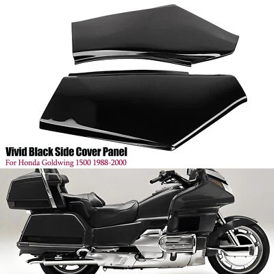 Gloss Black L+R Side Fairing Cover Panel Fit For Honda Goldwing 1500 1988-2000 Foto 1 de 4
