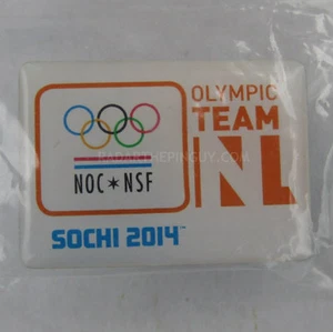 2014 Sochi Winter Olympic Netherland Dated NOC Pin - Picture 1 of 1