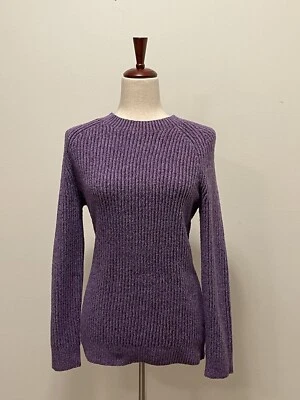 Nuevo con etiquetas Suéter BP Tejido Cuello Redondo XXS Púrpura Dalia Foto 1 de 4