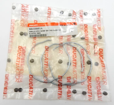 (3) OEM DUCATI 88410051A FRONT FORK ELASTIC RINGS ANELLO ST4, 900M, SS, 748-996B - Image 1 of 4