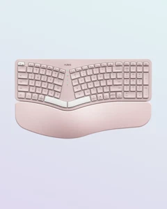 Nulea Wireless Ergonomic Keyboard, Model# RT05 , Color Pink - Bild 1 von 7