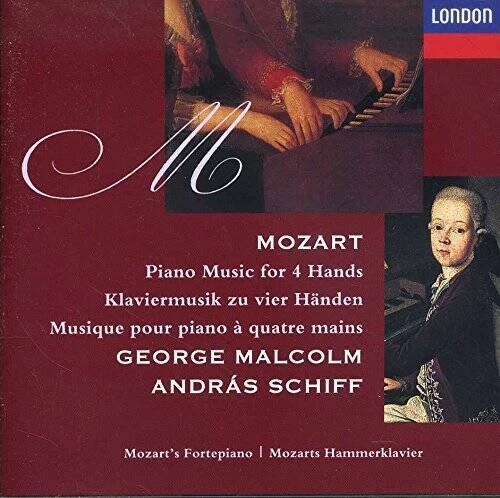 Piano Music for 4 Hands - Audio CD By Wolfgang A Mozart - VERY GOOD - Imagem 1 de 1