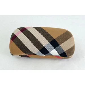 Burberry Nova Check Eyeglasses Sunglasses Clamshell Glasses Case FAB EUC - Picture 1 of 3