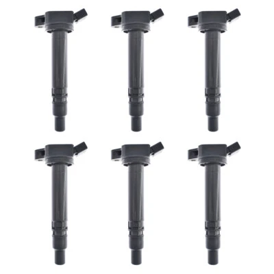 6X FOR DENSO IGNITION COIL 90919-02250 FITS TOYOTA CAMRY LEXUS RC350 ES350 GX300 - Image 1 of 4