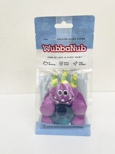 Wubbanub Infant Pacifier Purple Monster - Picture 1 of 5