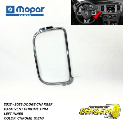 Dodge Charger 2012-2023 tablero interior izquierdo tablero ventilación de aire moldura envolvente OE #2 Foto 1 de 4