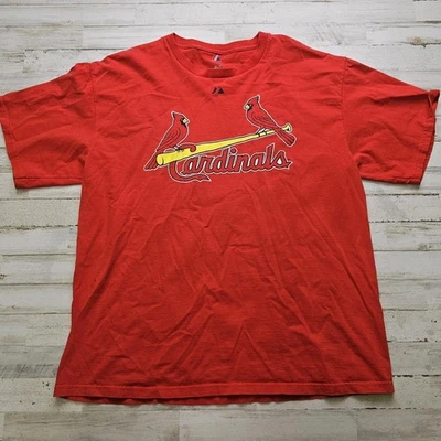 Camiseta deportiva roja de algodón XL para hombre St. Louis Cardinals Matt Holiday #7 Foto 1 de 4