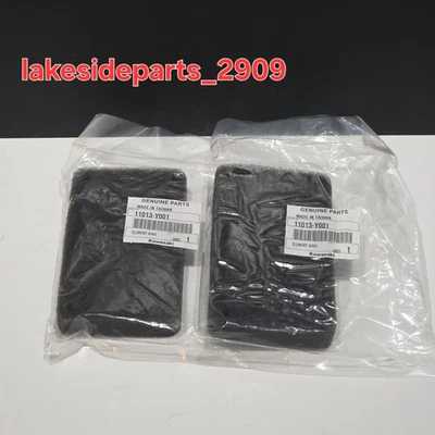 (2)GENUINE KAWASAKI KFX50 KFX90 KSF 50 KSF 90 FOAM AIR FILTER ELEMENT 11013-Y001 - Image 1 of 2