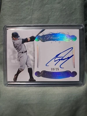 Assinaturas 2018 Panini Flawless Rookie Clint Frazier #FRS-CF2 10/25 - Imagem 1 de 4