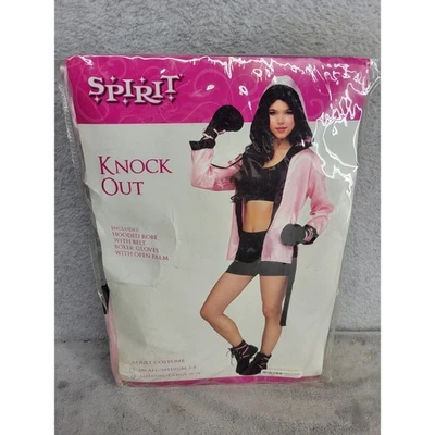 Spirit Knock Out Boxer Costume Adult M/L Medium Large Pink Halloween - Image 1 of 4