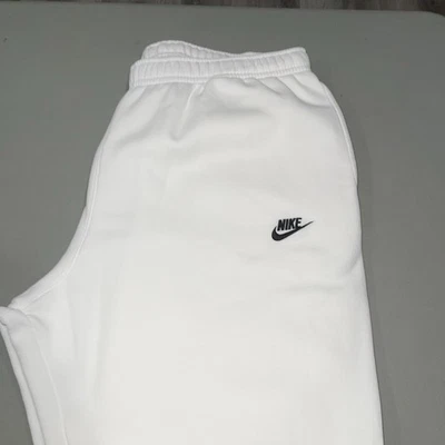 Pantalones de chándal Nike Sportswear blancos de vellón para hombre talla 3XL Foto 1 de 4