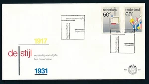 D466494 Netherlands FDC De Stijl Art NVPH 210 - Picture 1 of 1