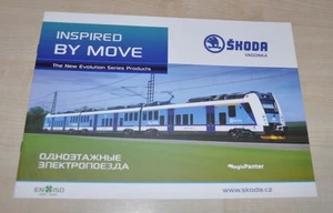 Folleto de locomotora de trenes eléctricos de una sola cubierta Skoda - Imagen 1 de 4
