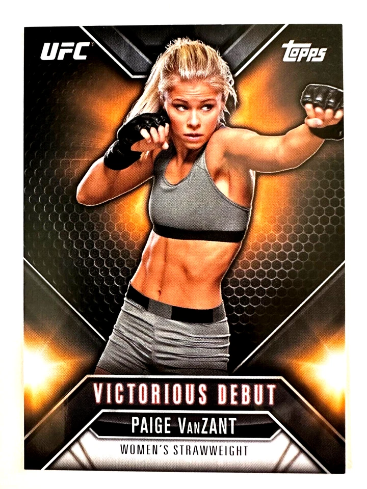 Paige VanZant 2015 Topps UFC Chronicles Victorious Debut #VD-2 ROOKIE RC - Image 1 of 2