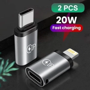 OTG Type-C Female to USB 8pin Male Adapter Converter Charger For iPhone 15 Pro - Picture 1 of 7