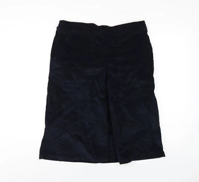Cotton Traders Womens Blue Cotton A-Line Skirt Size 14 - Image 1 of 4