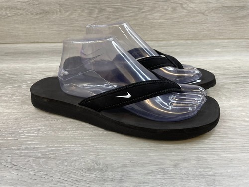Nike Celso ragazza donna sandalo infradito imbottito ortopedico US 11 scarpe nere