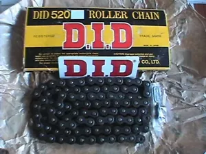 NEW DID STANDARD MOTORCYCLE DRIVE CHAIN 520 94 LINKS & SPLIT LINK ROAD SPEEDWAY - Picture 1 of 1