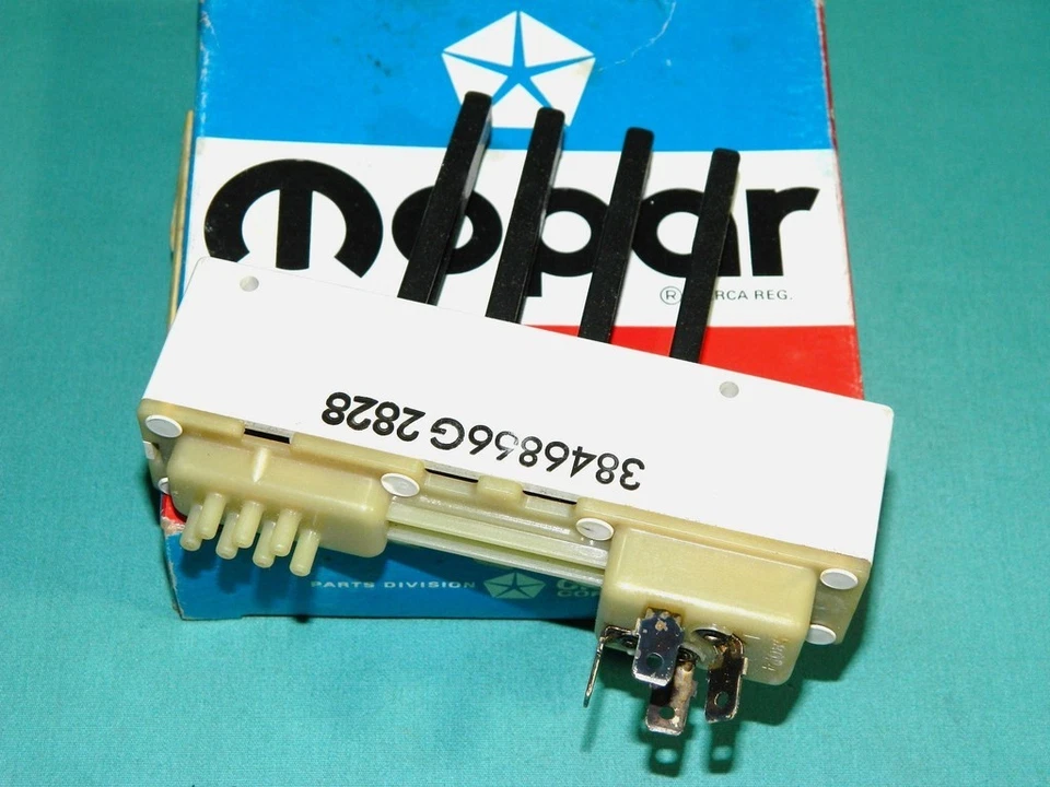 NOS Mopar 1979 克莱斯勒纽约客、纽波特、科尔多瓦、马格南、加热器开关 — 第 1/1 张图片