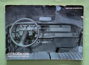CITROEN DS  injection électronique  / notice d'emploi   juillet 1972 - Picture 1 of 1