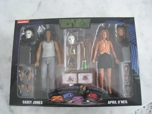 TMNT NECA Casey Jones & April O’Neil Farm House 2 Pack Ninja Turtles New - Picture 1 of 5