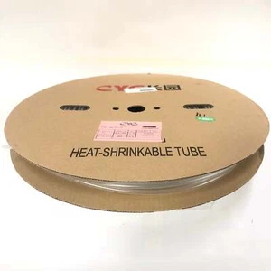 Thermosleeve CYG HST316330, CLEAR 3/16" 2:1 Heat Shrink ~ 330 Foot Roll - Picture 1 of 1