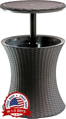 Mesa Auxiliar Para Jacuzzi Con Enfriador De Cerveza Y Vino De 7.5 Galones NEW US Foto 1 de 4