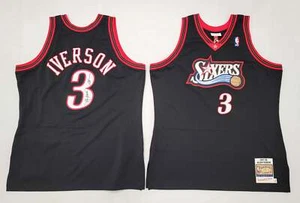 Allen Iverson Signed 76ers 97-98 M&N Authentic Jersey W/ The Answer Beckett BAS - Picture 1 of 1