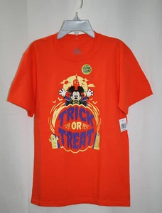 2024 Disney Mickey's Not So Scary Halloween Trick or Treat T-Shirt Kids Sz L NEW - Picture 1 of 9