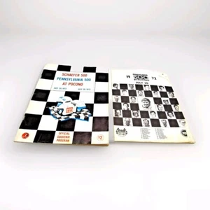 Vintage 1972 Schaefer Pennsylvania 500 Race Pocono Raceway Official Program PM25 - Picture 1 of 16