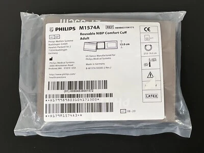 Philips M1574A Single Hose Reusable Blood Pressure Cuff w/ Connector- US Located - Image 1 of 2