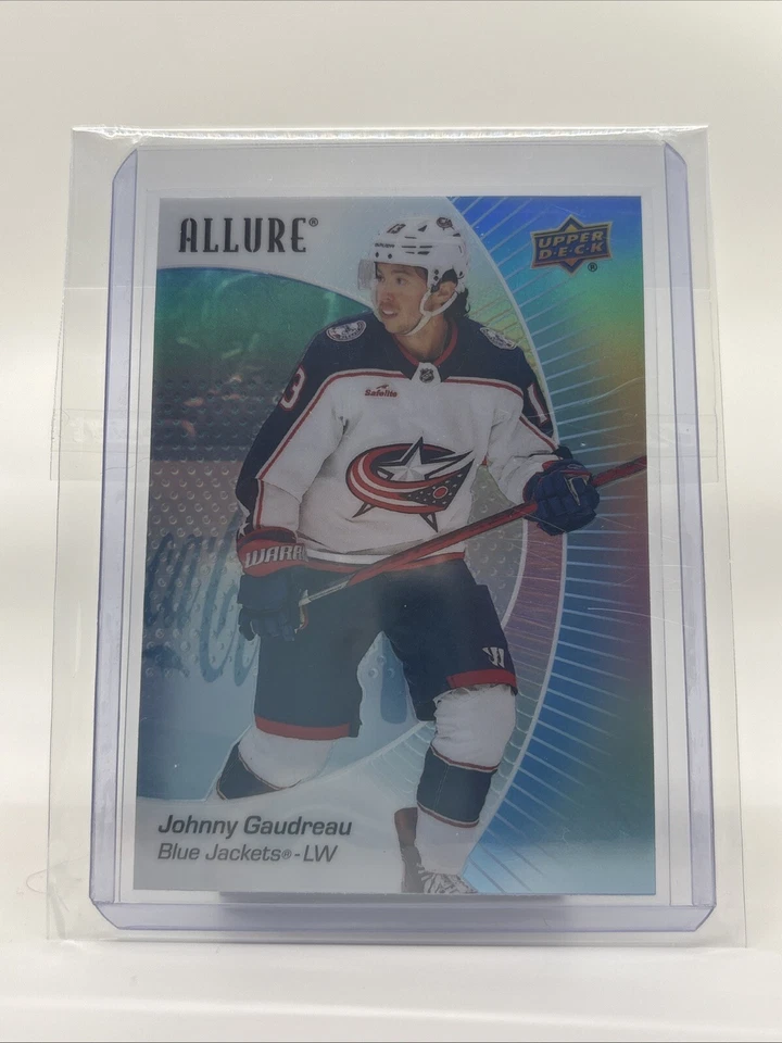 Johnny Gaudreau Black Rainbow 2023-24 Upper Deck Allure #43 NHL Hockey Card 🔥🔥 - Image 1 of 2